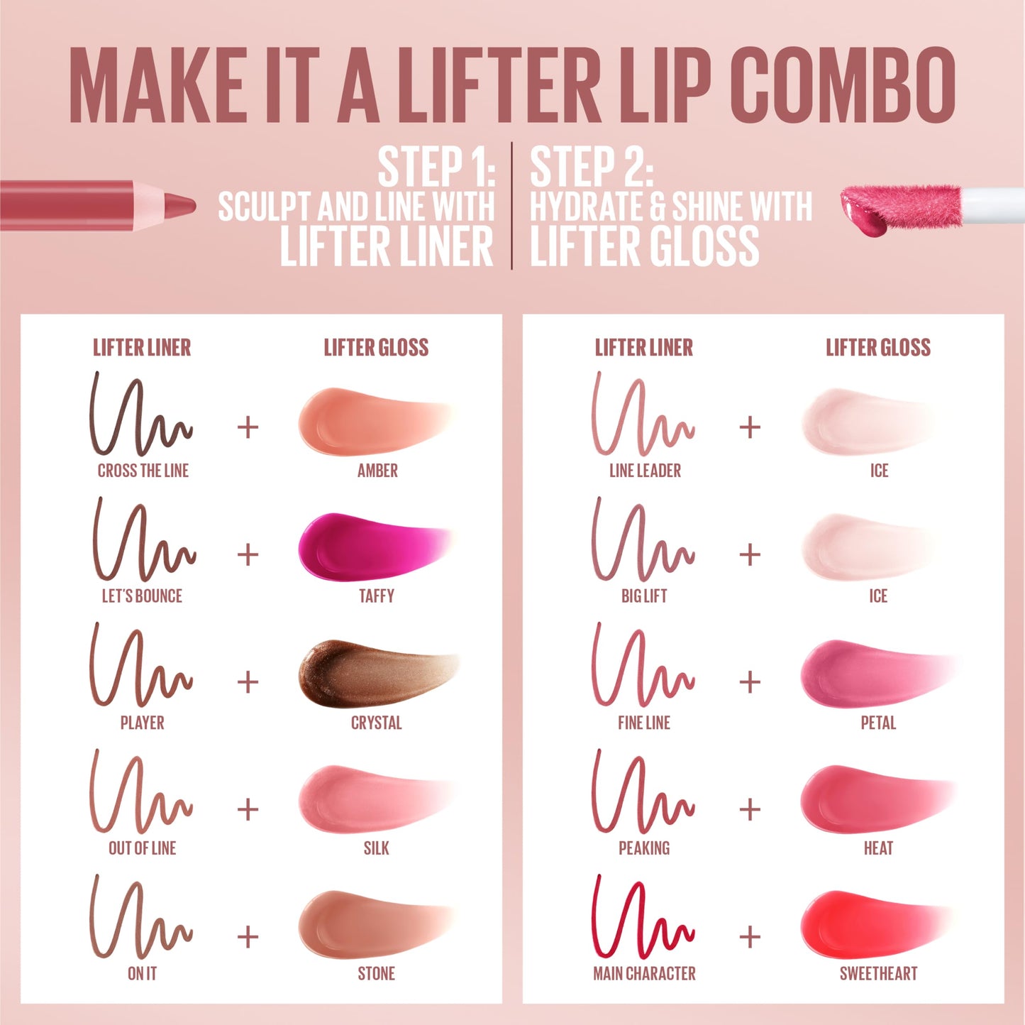 Maybelline Lifter Gloss, Hydrating Lip Gloss with Hyaluronic Acid, High Shine for Plumper Looking Lips, Stone, Rosey Neutral, 0.18 Ounce
