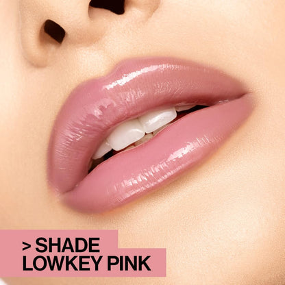 wet n wild MegaSlicks Lip Gloss, Ultra-Glossy, Vitamin-E Enriched, Ultra-Gloss High Shine Moisturizing, Cruelty-Free & Vegan - Crystal Clear