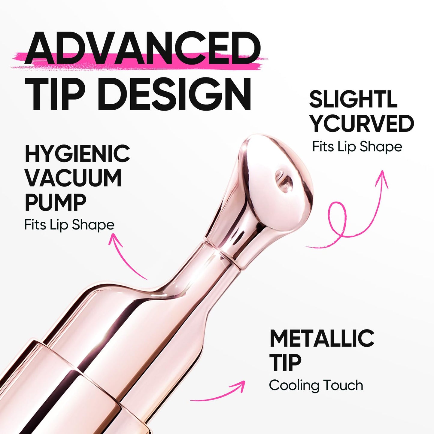 SKINTIFIC Peptide Brightening Lip Serum, Hydrating & Plumping Tinted Lip Gloss, Moisturizing Lip Balm with Polypeptides & Squalane for Glossy Sheer, Smooth Lips(00 Clear)